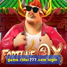 game.rider777.com login